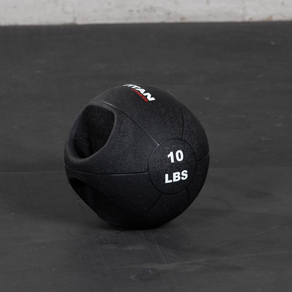 10 LB Dual Grip Medicine Ball