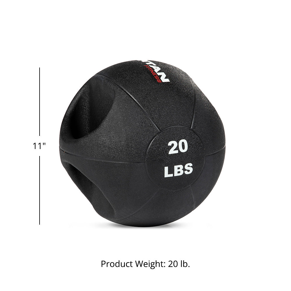 20 LB Dual Grip Medicine Ball