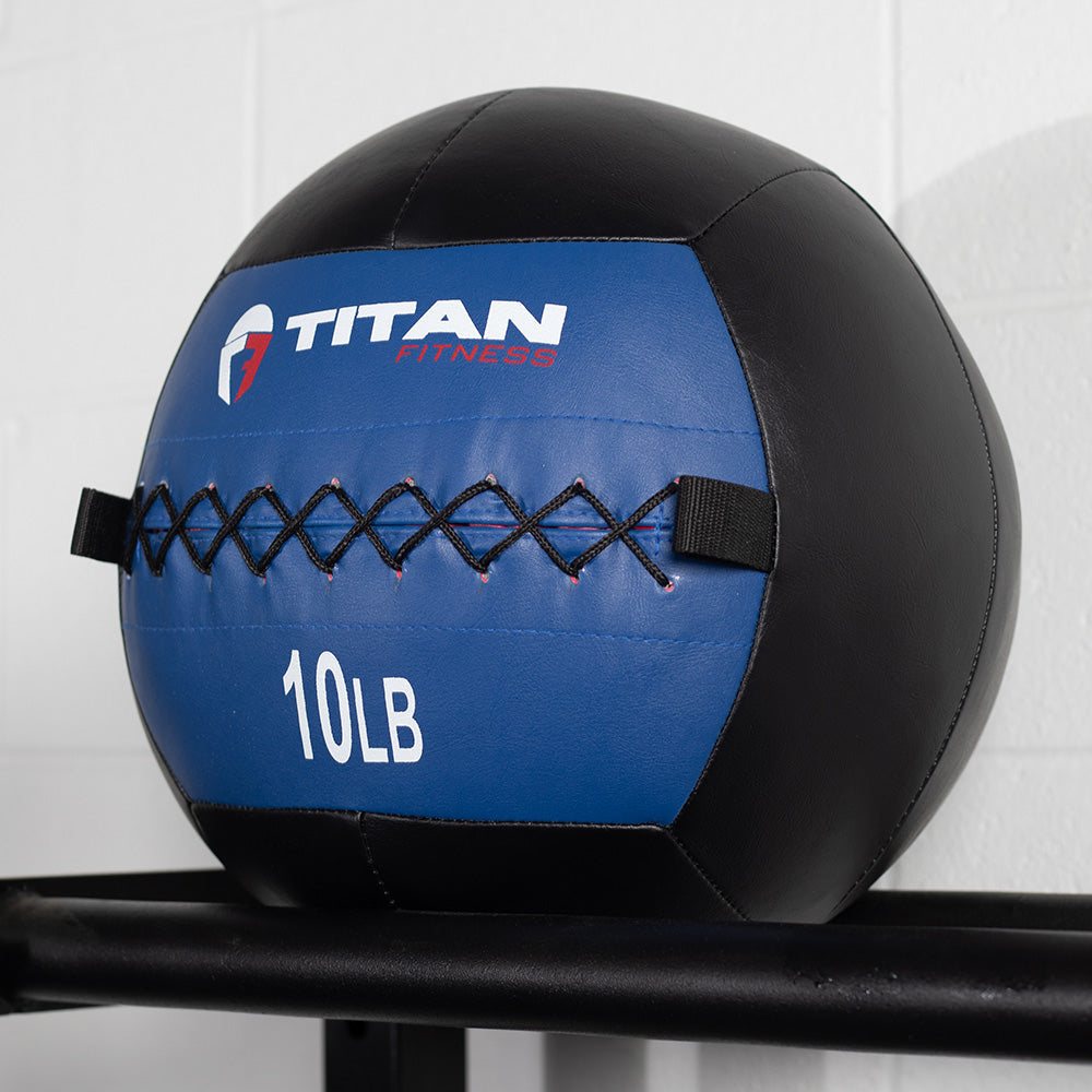 10 LB Soft Leather Medicine Wall Ball