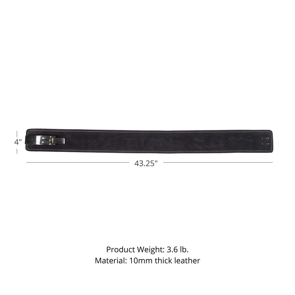 Powerlifting Lever Belt - Belt Length: Large (31"-37") | Large (31"-37")