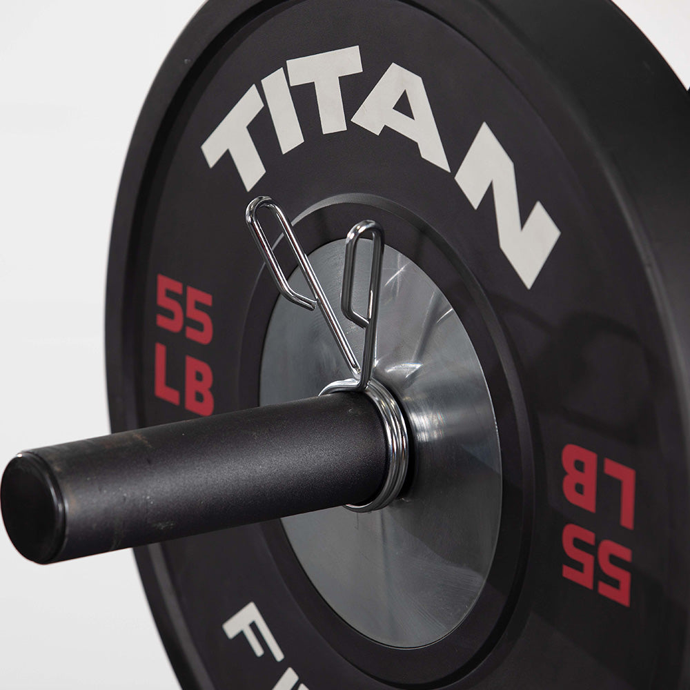 Olympic Barbell Spring Clips – Titan Fitness