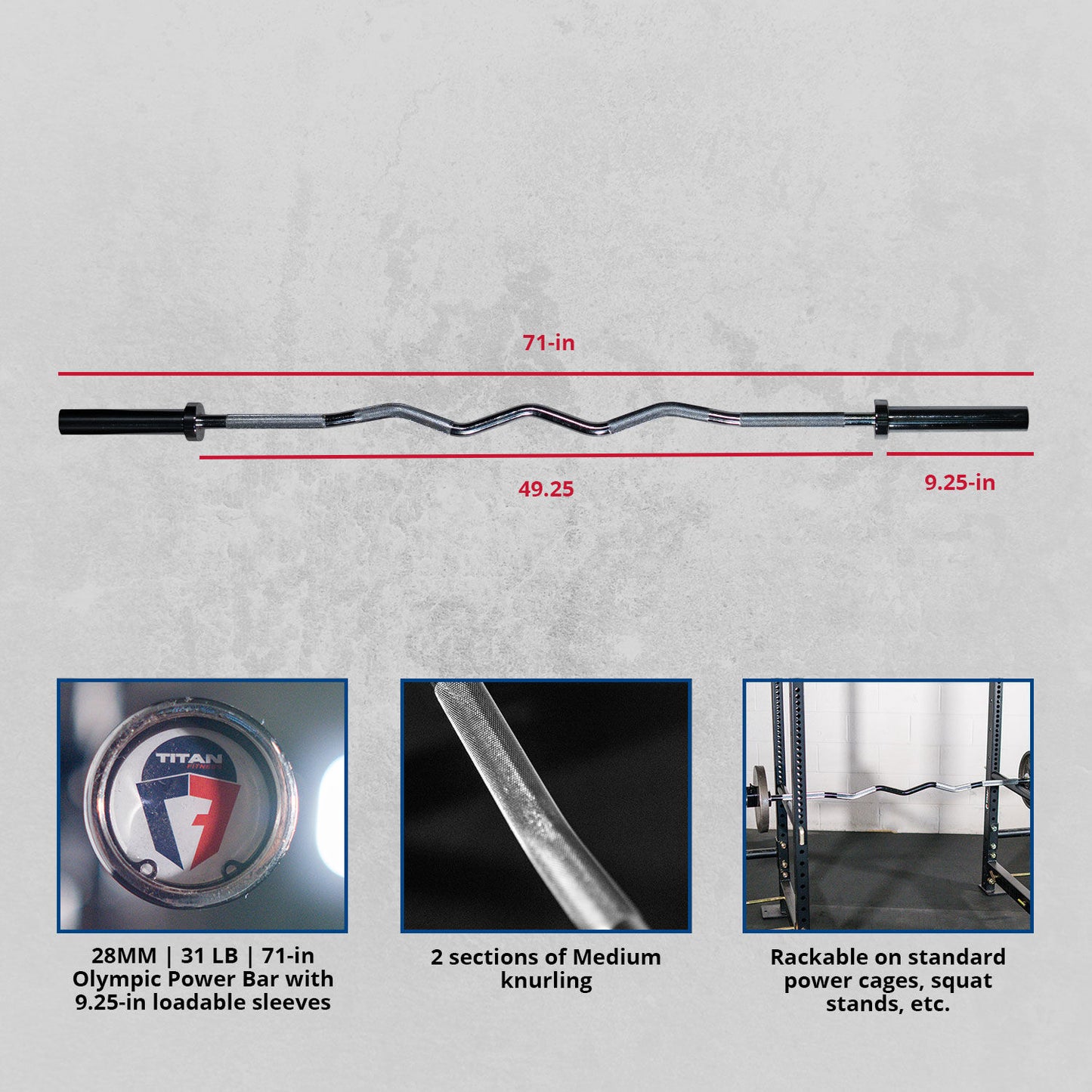 Scratch and Dent - EZ Curl Bar | Rackable - FINAL SALE - view 2