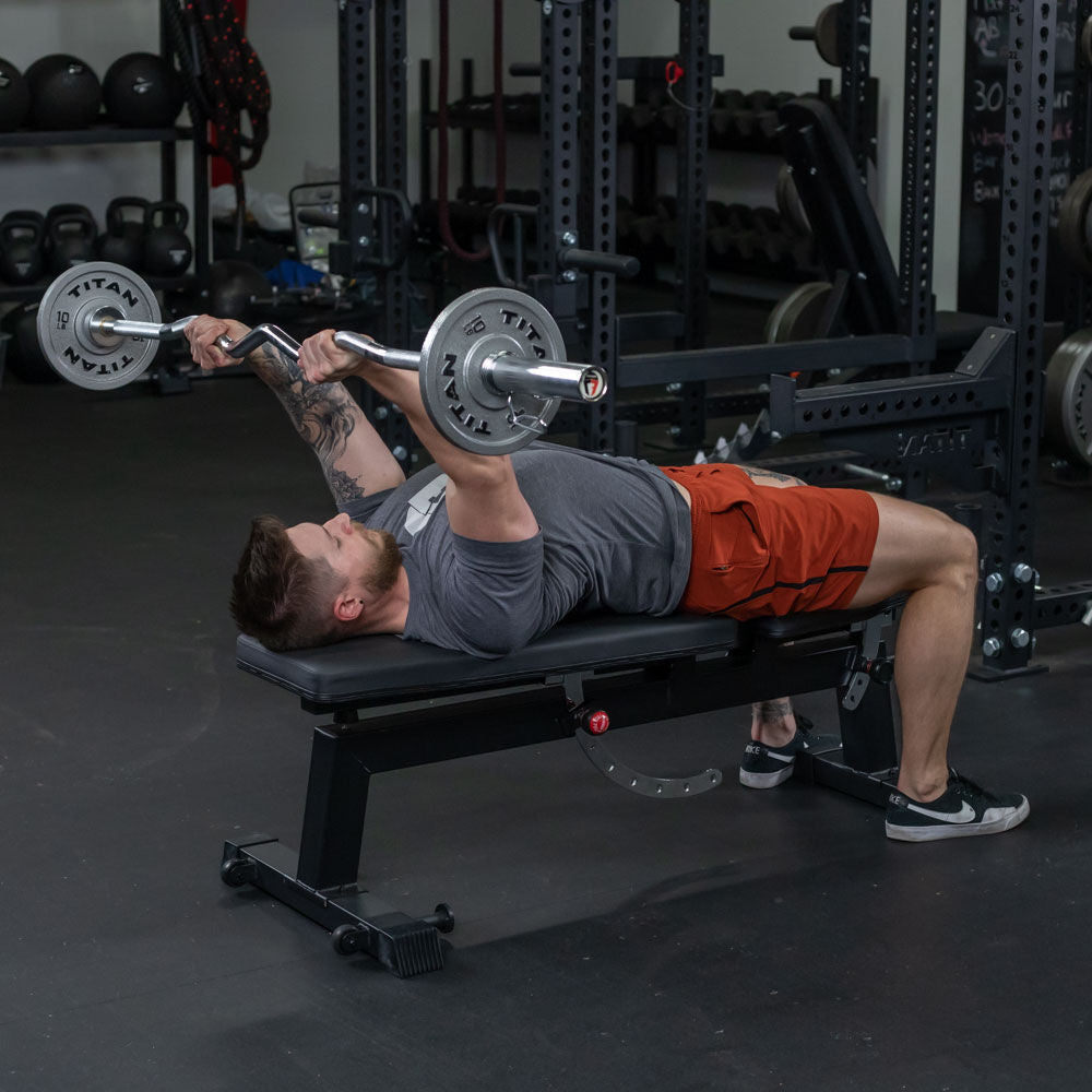 Titan fitness rackable curl bar sale