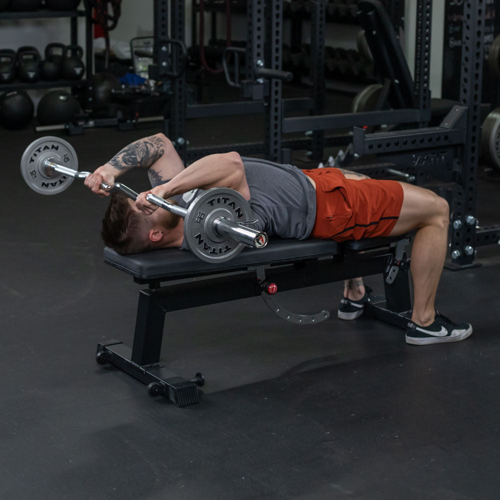 Rackable EZ Curl Bar