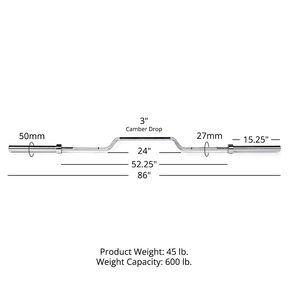 Cambered Bench Press Bar