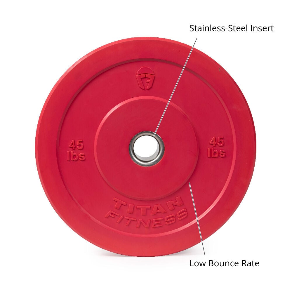 Olympic Rubber Bumper Plates - Thumbnail 4