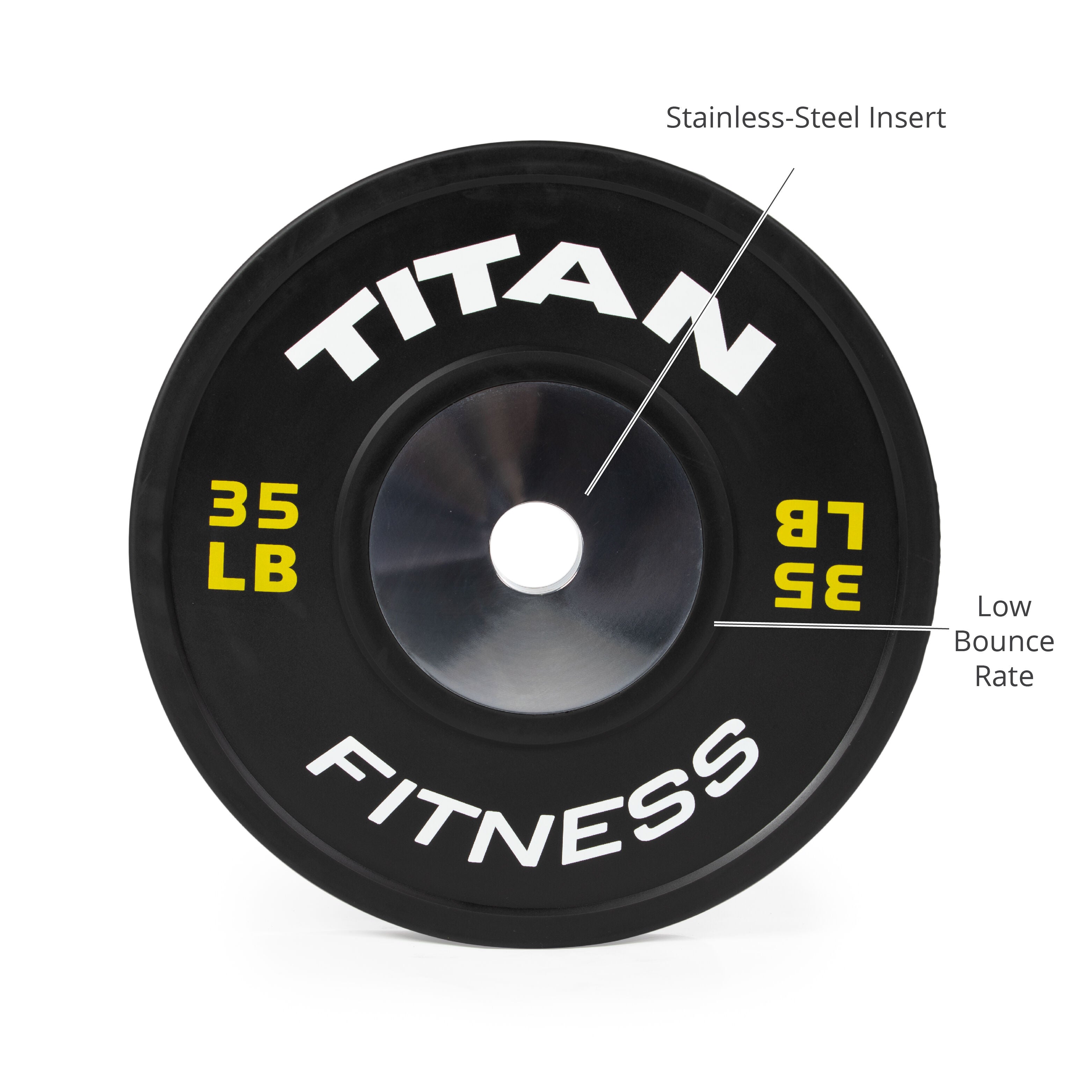 Titan Fitness Elite Bumper Plates - Thumbnail 3