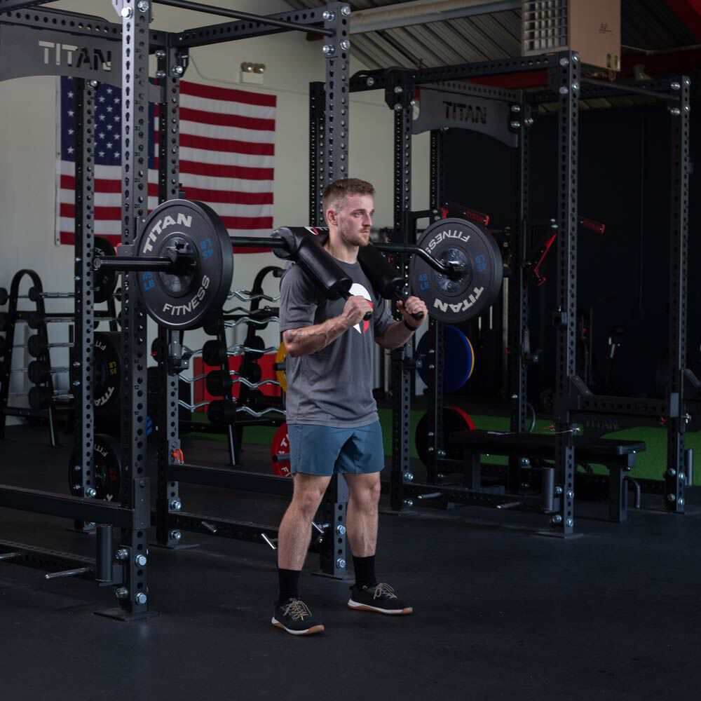 Scratch and Dent, TITAN Series Safety Squat Bar | Titan Fitness