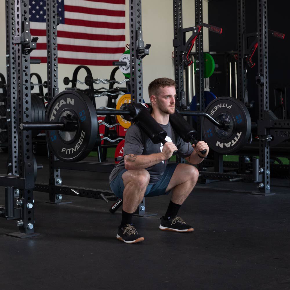 Scratch and Dent, TITAN Series Safety Squat Bar | Titan Fitness