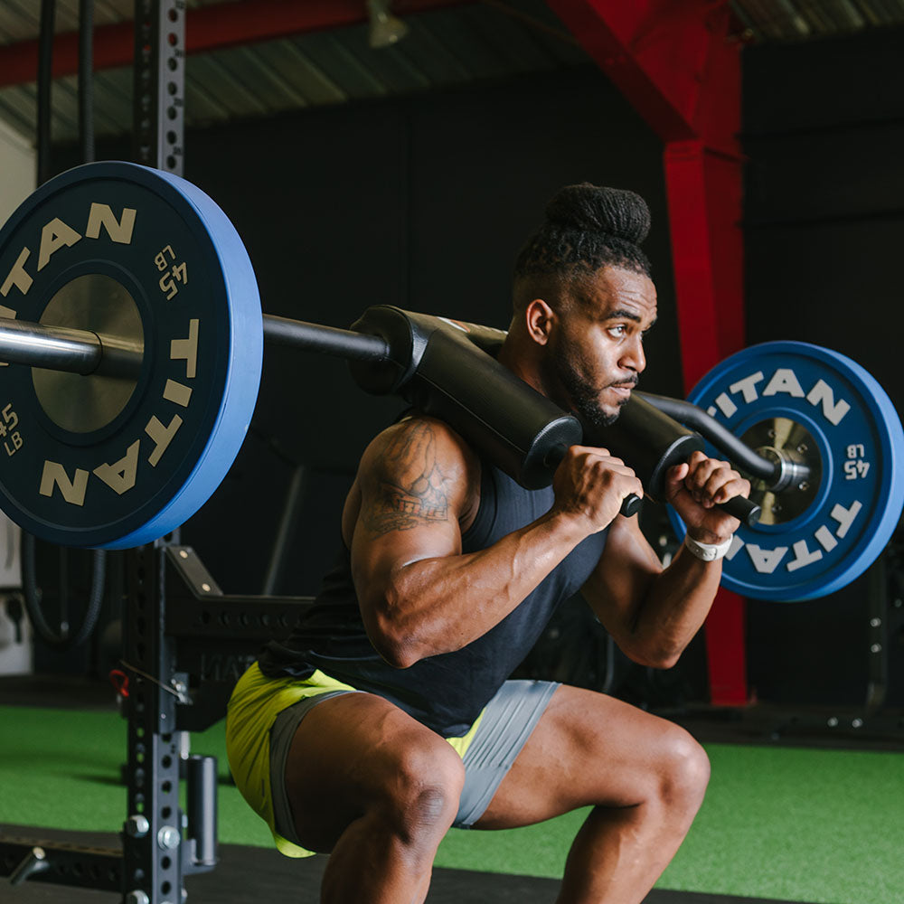 Powerlifting High Bar Back Squat Olympic Safety Squat Bar