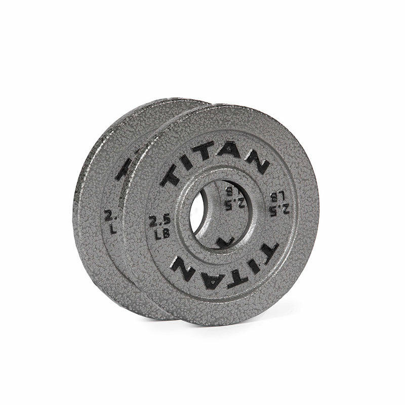 2.5 LB Cast Iron Olympic Plates - Pair
