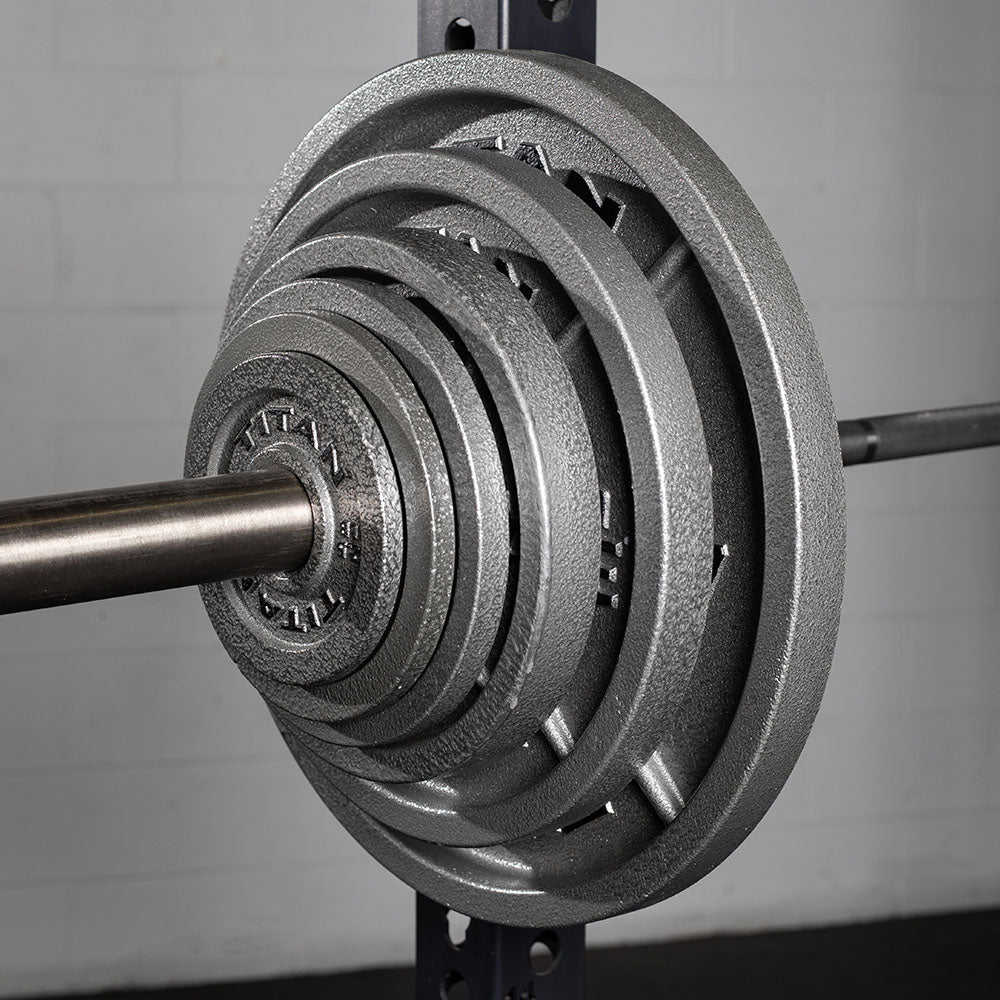 2.5 LB Cast Iron Olympic Plates - Pair