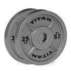 25 LB Cast Iron Olympic Plates - Pair