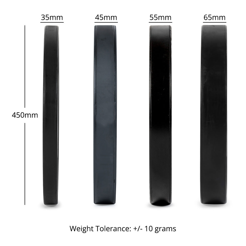 140 KG Set Elite Bumper Plates
