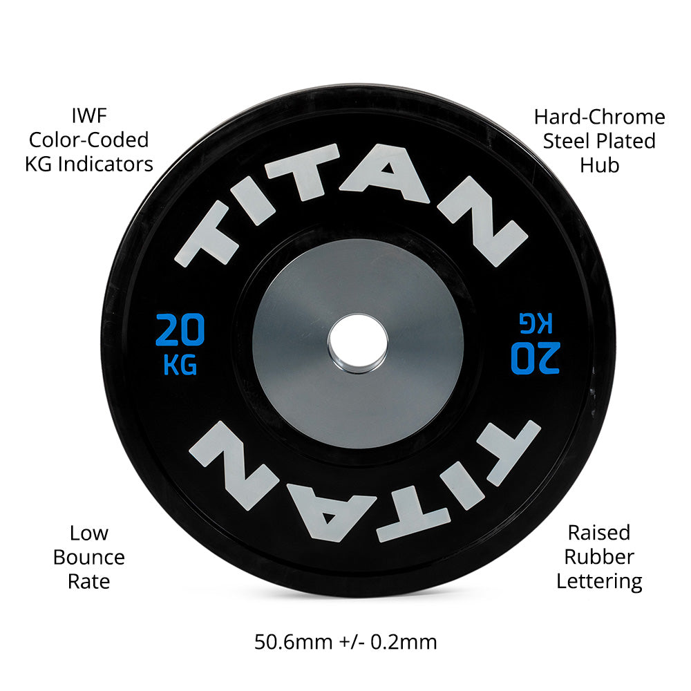 140 KG Set Elite Bumper Plates - view 6