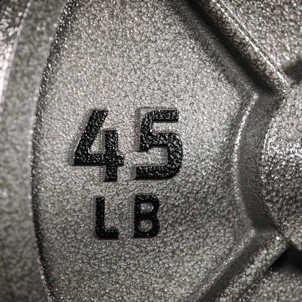 245 LB Cast Iron Olympic Plate Set - view 3