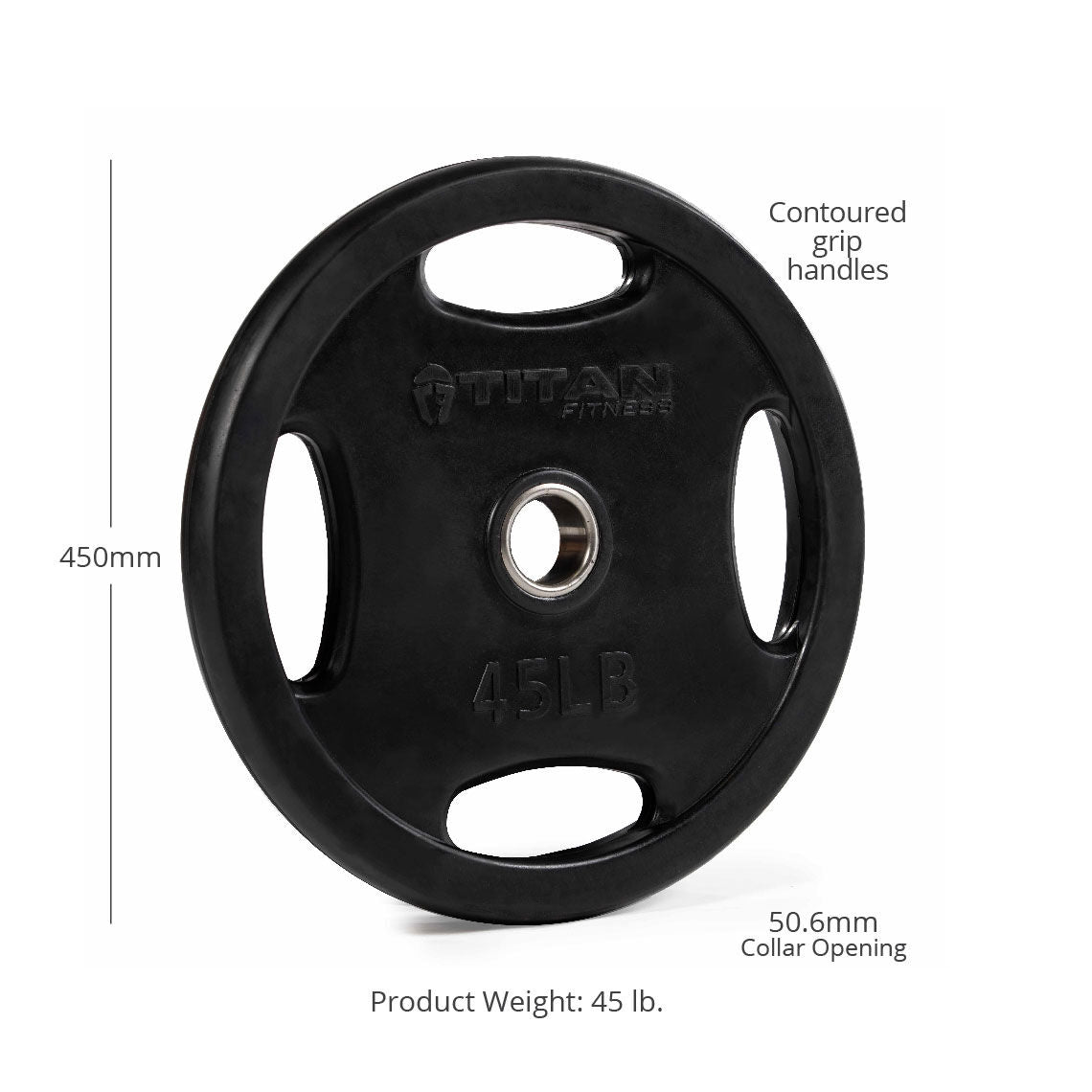 45 LB Single Grip Plate – Titan Fitness - Main Image