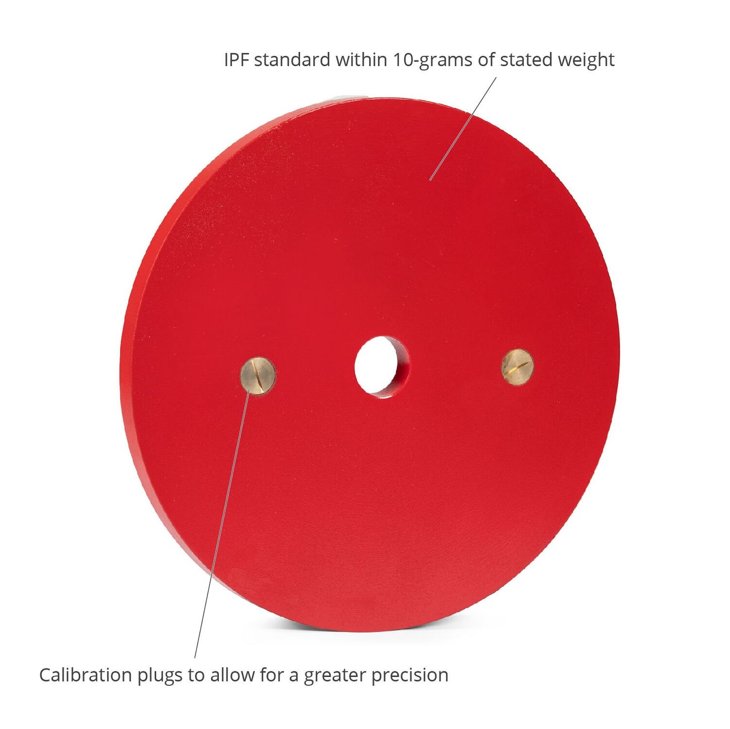 SCRATCH AND DENT - 25 KG Single Calibrated Steel Plate - FINAL SALE - view 3