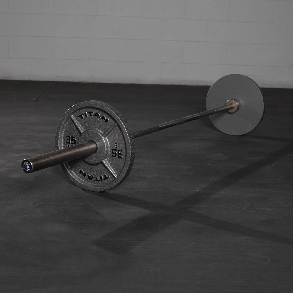 35 LB Single Cast Iron Olympic Plate - view 2