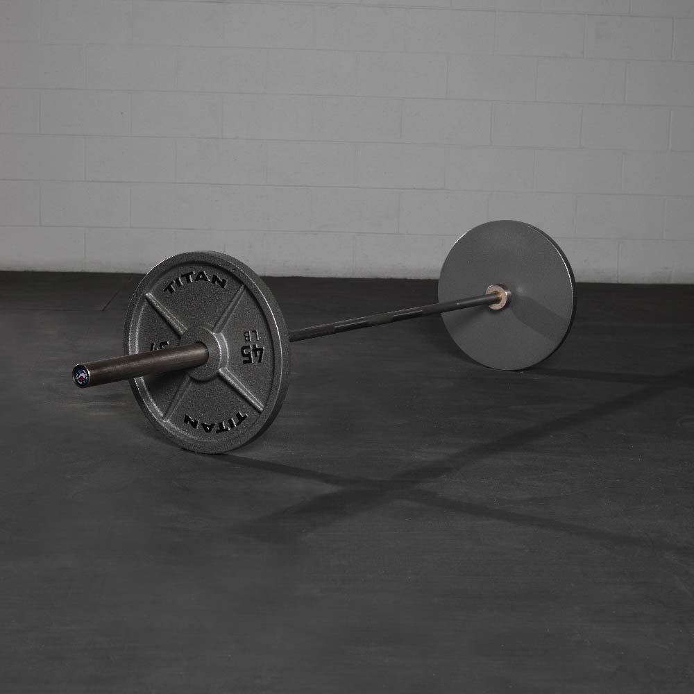 45 LB Single Cast Iron Olympic Plate - view 2