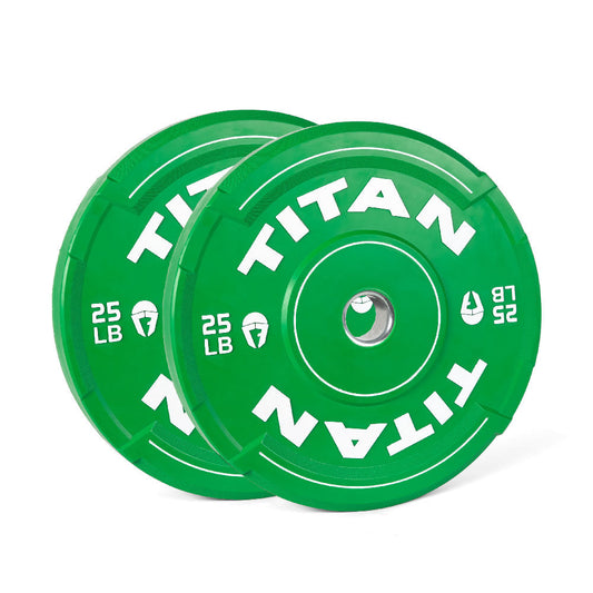 25 LB Pair EZ-Grip Color Bumper Plates view 1