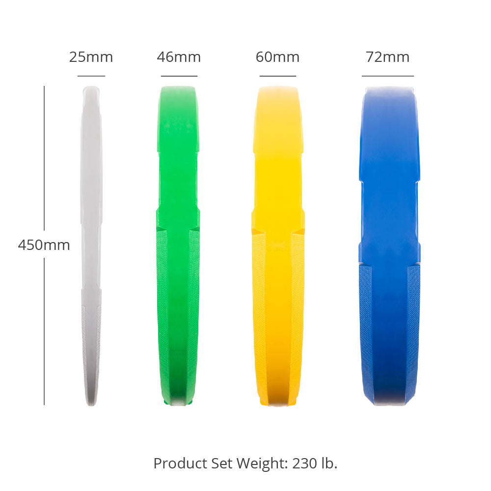 Titan Fitness EZ-Grip Bumper Plates - Thumbnail 3