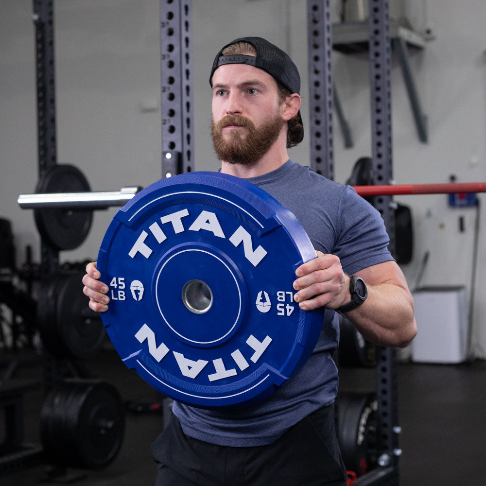Titan Fitness EZ-Grip Bumper Plates