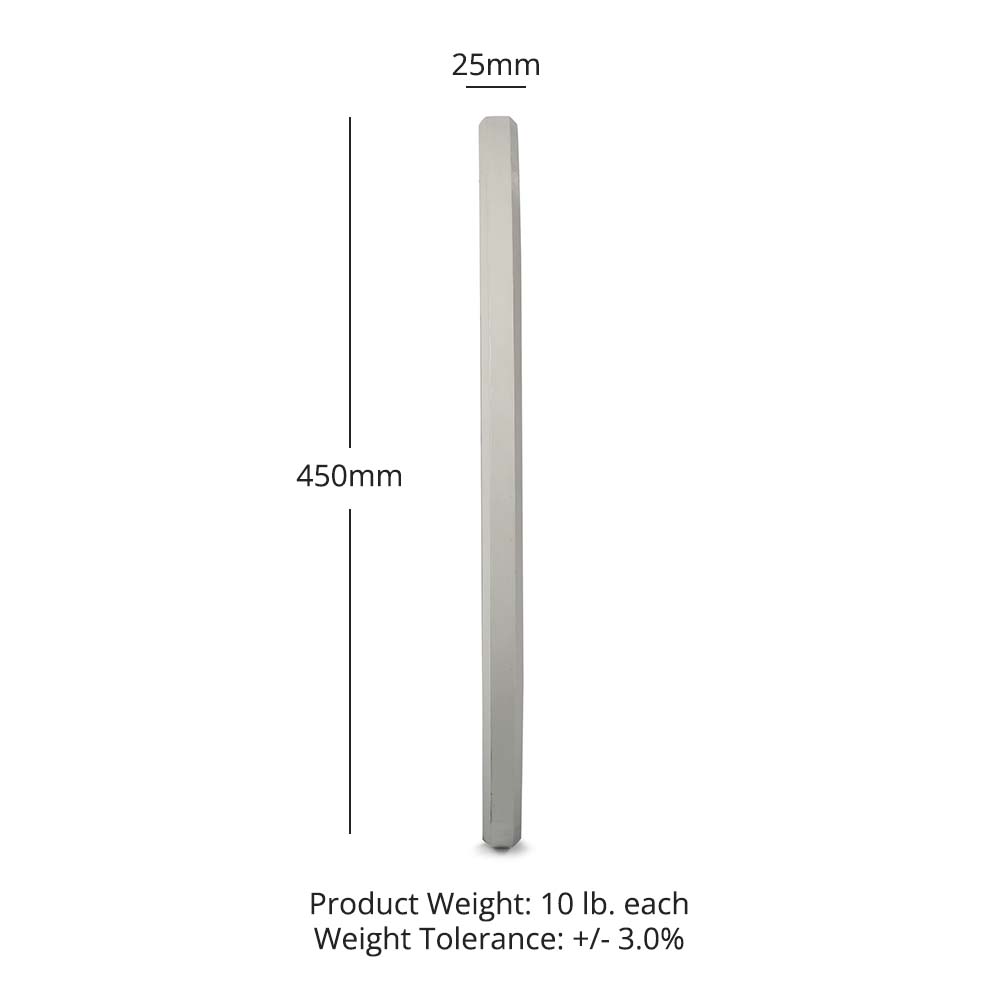 10 LB Pair Economy Color Bumper Plates