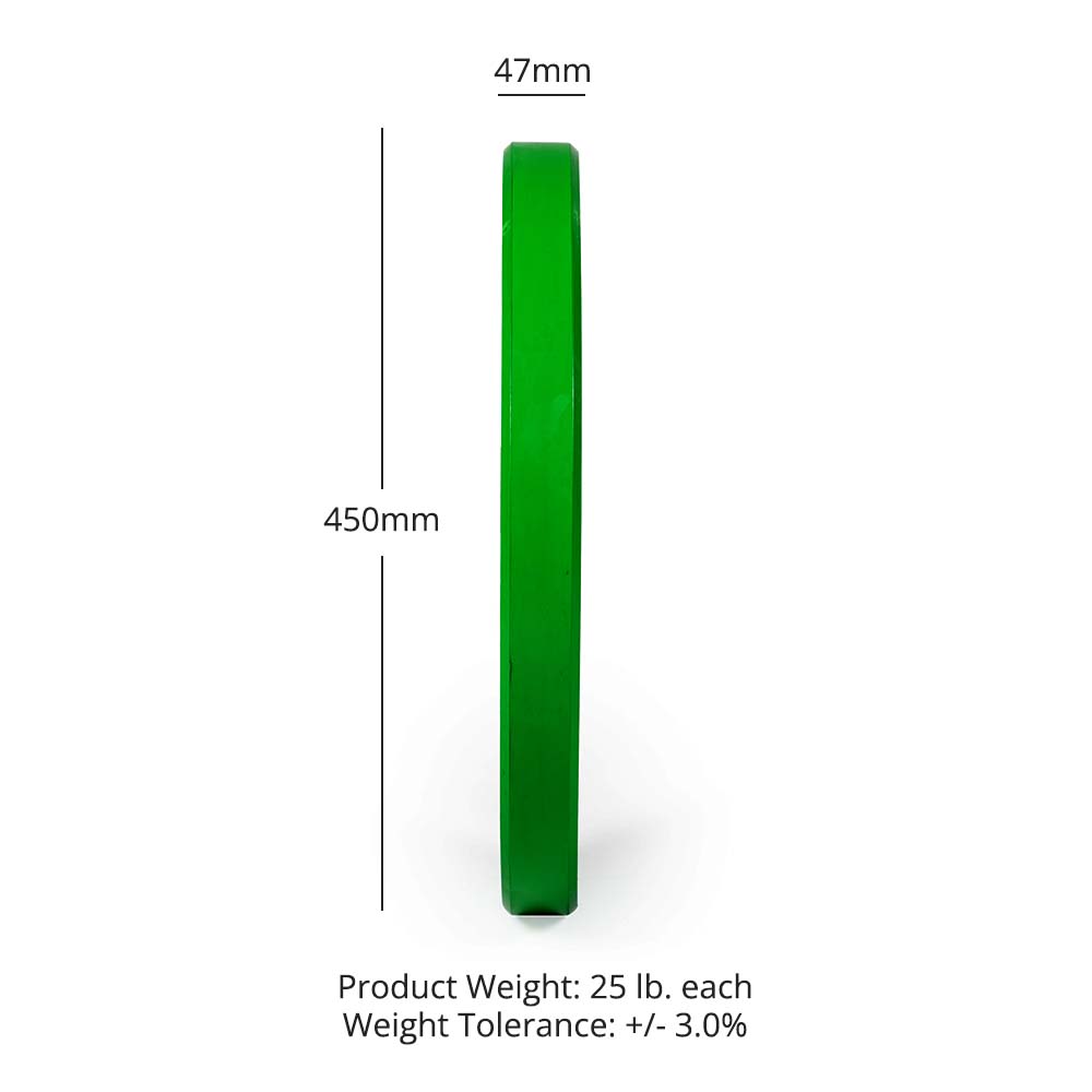 25 LB Pair Economy Color Bumper Plates - view 3