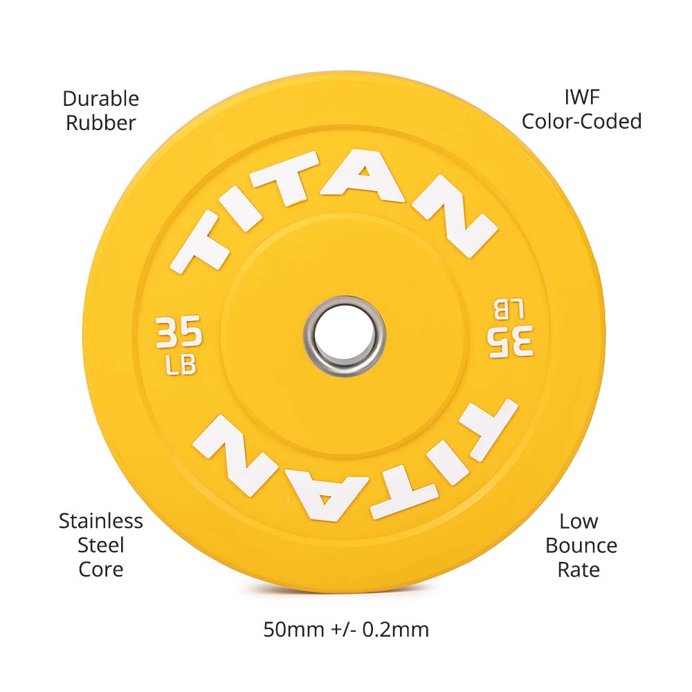 35 LB Single Economy Color Bumper Plate - view 2