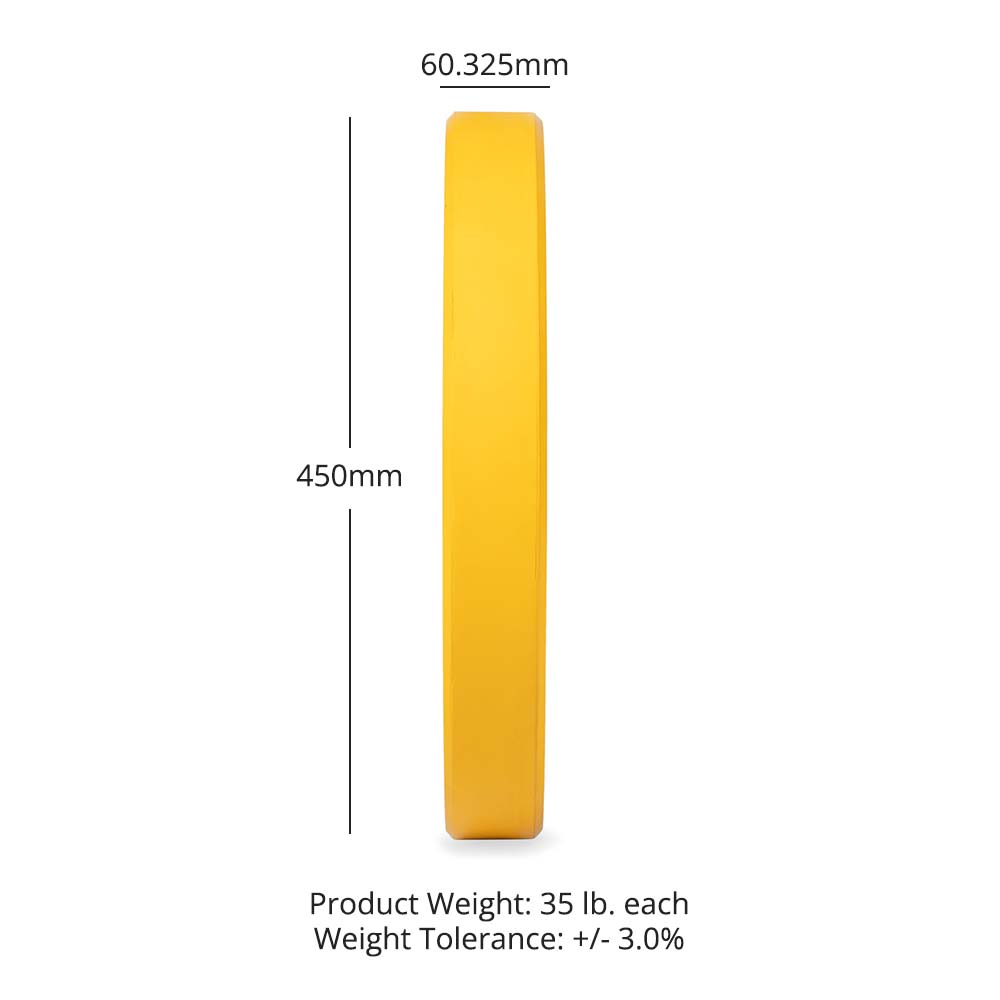 35 LB Single Economy Color Bumper Plate - view 3