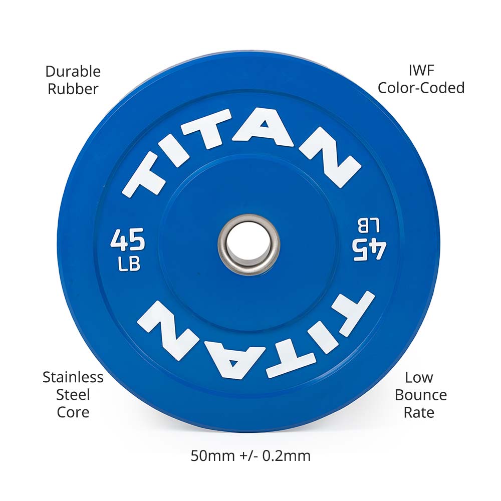 45 LB Single Economy Color Bumper Plate - view 7