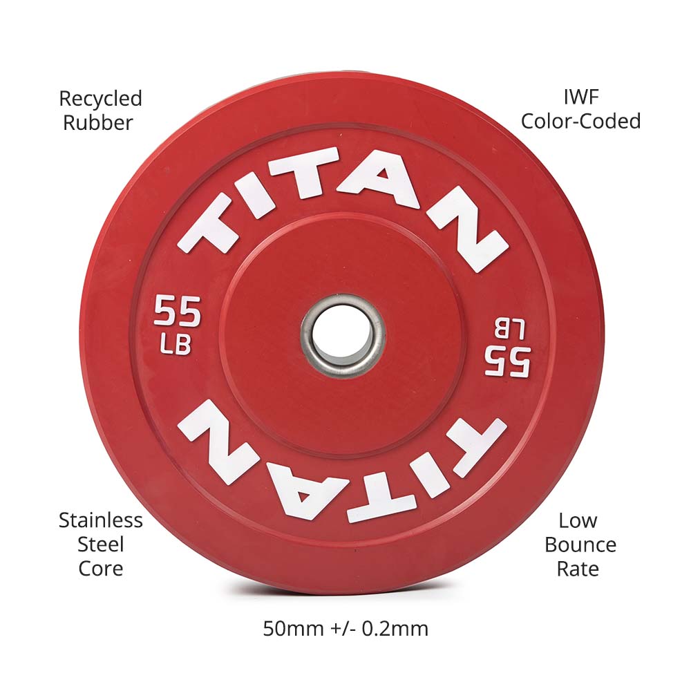55 LB Single Economy Color Bumper Plate - view 7