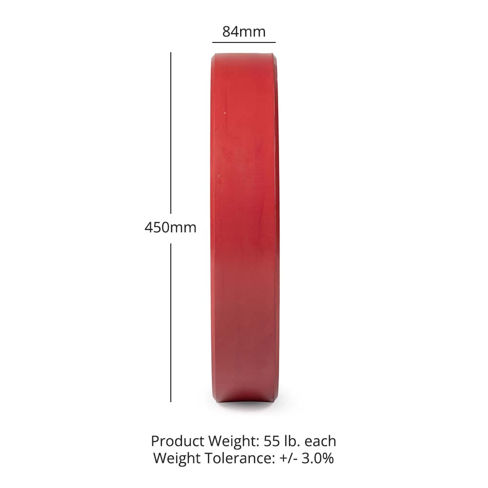 55 LB Single Economy Color Bumper Plate - view 8