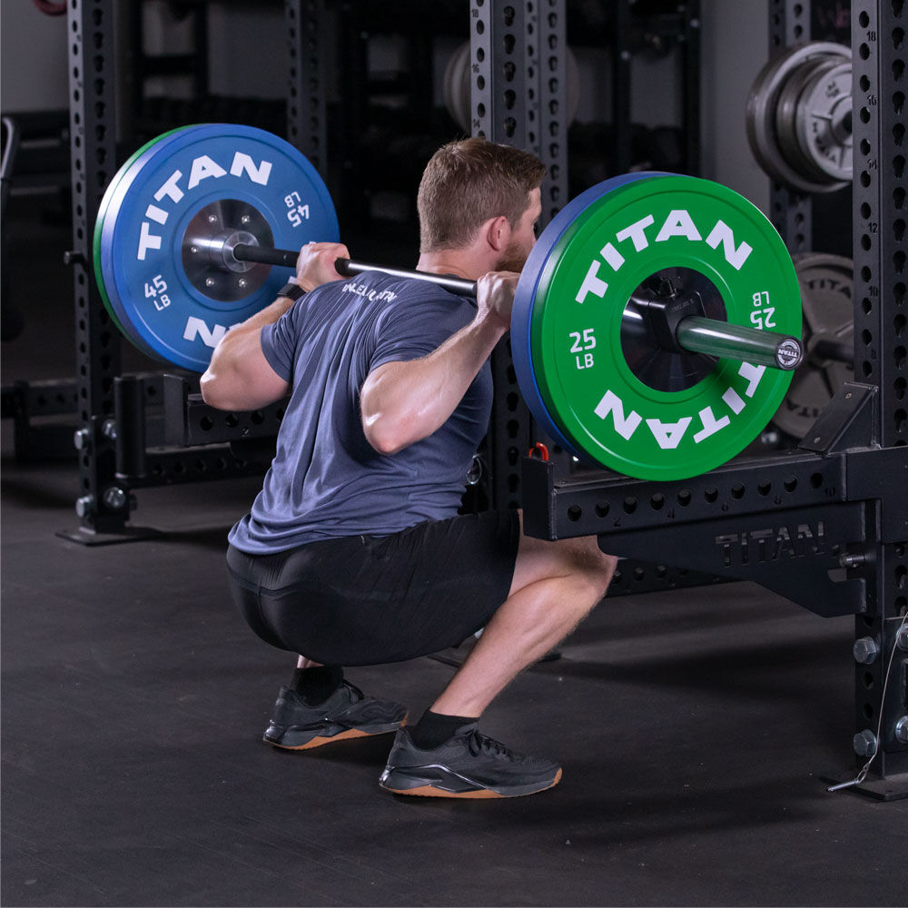 45 LB Single Elite Color Competition Bumper Plate Titan Fitness