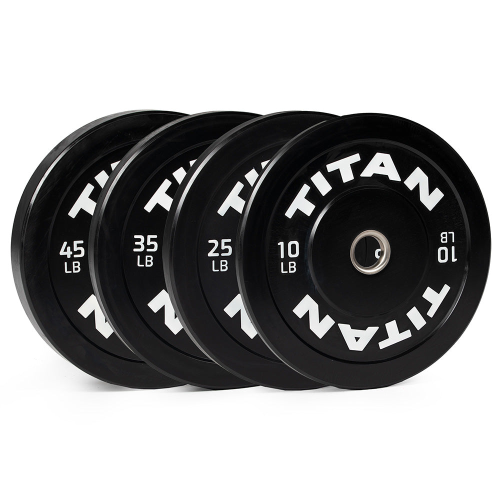 230 LB Set Economy Bumper Plates - view 1