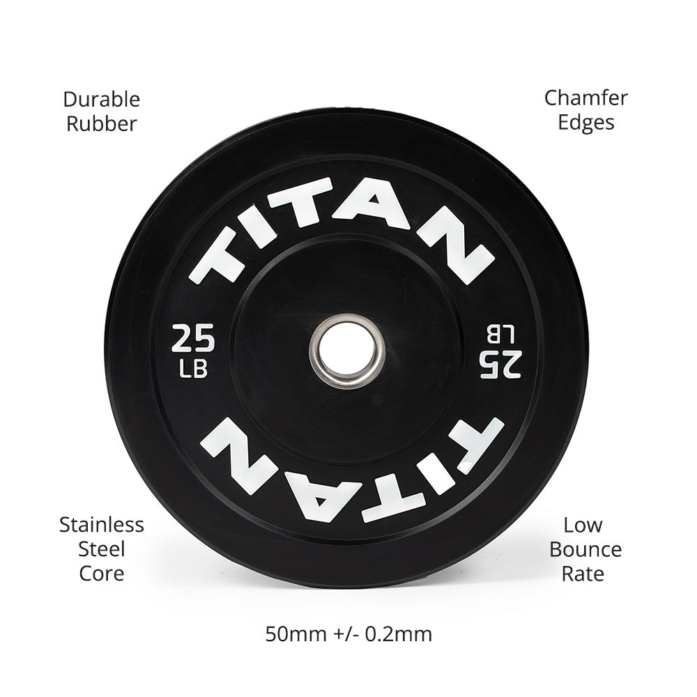 230 LB Set Economy Bumper Plates - view 7
