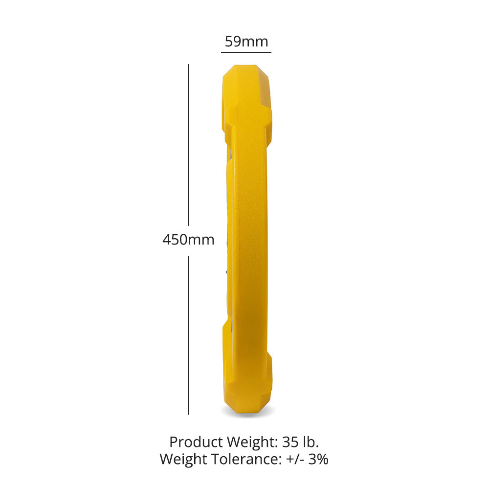 35 LB Single EZ-Grip Elite Urethane Color Plate - view 10