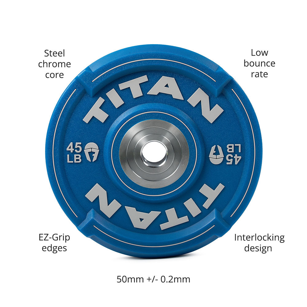 45 LB Single EZ-Grip Elite Urethane Color Plate - view 9