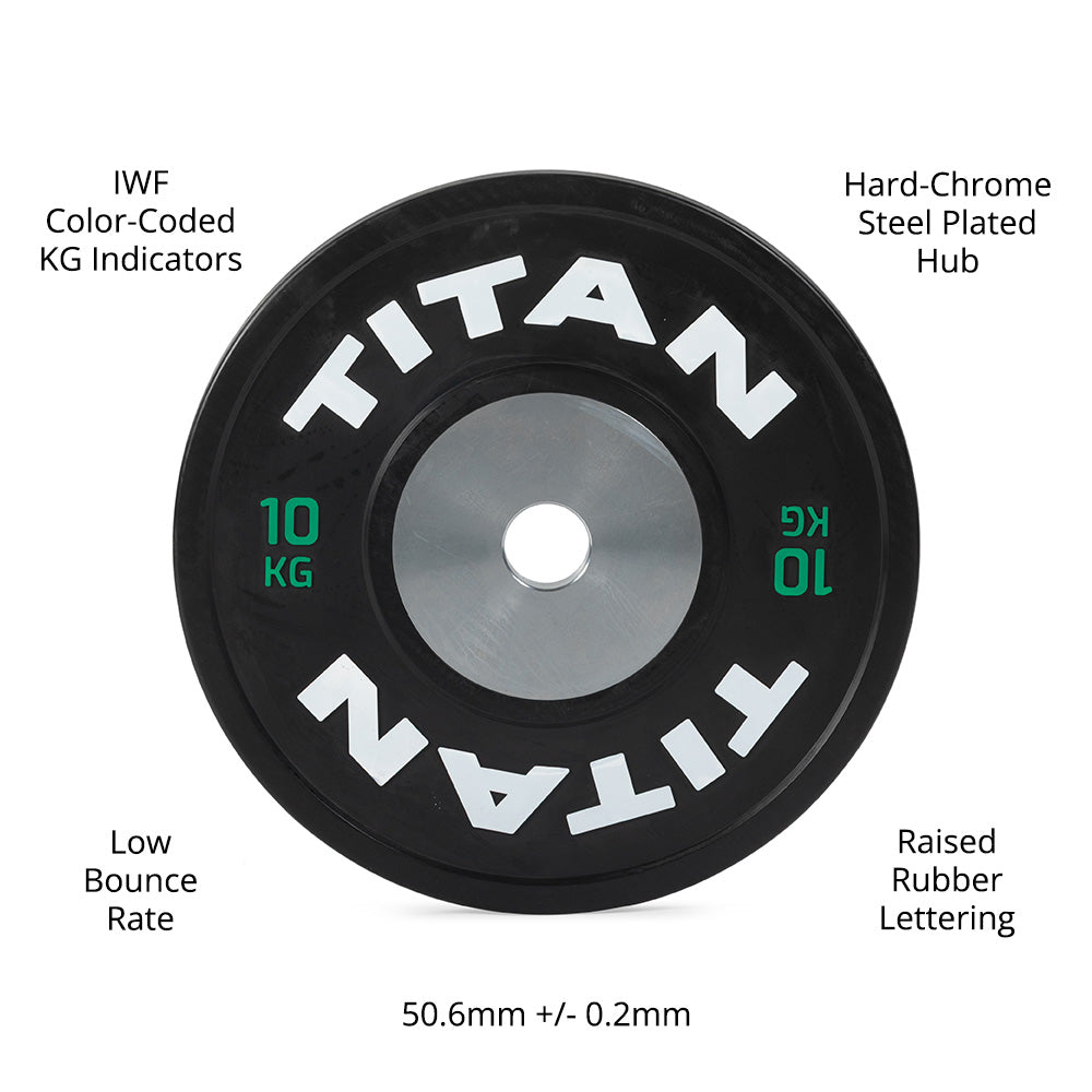 10 KG Pair Elite Bumper Plates - view 7