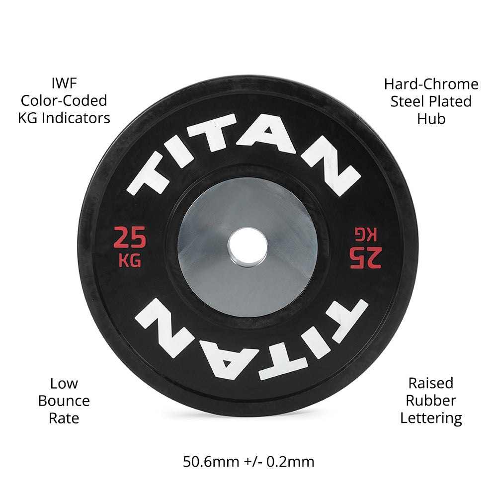 25 KG Single Elite Bumper Plate