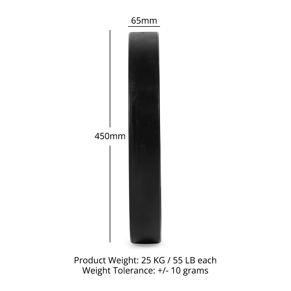25 KG Single Elite Bumper Plate