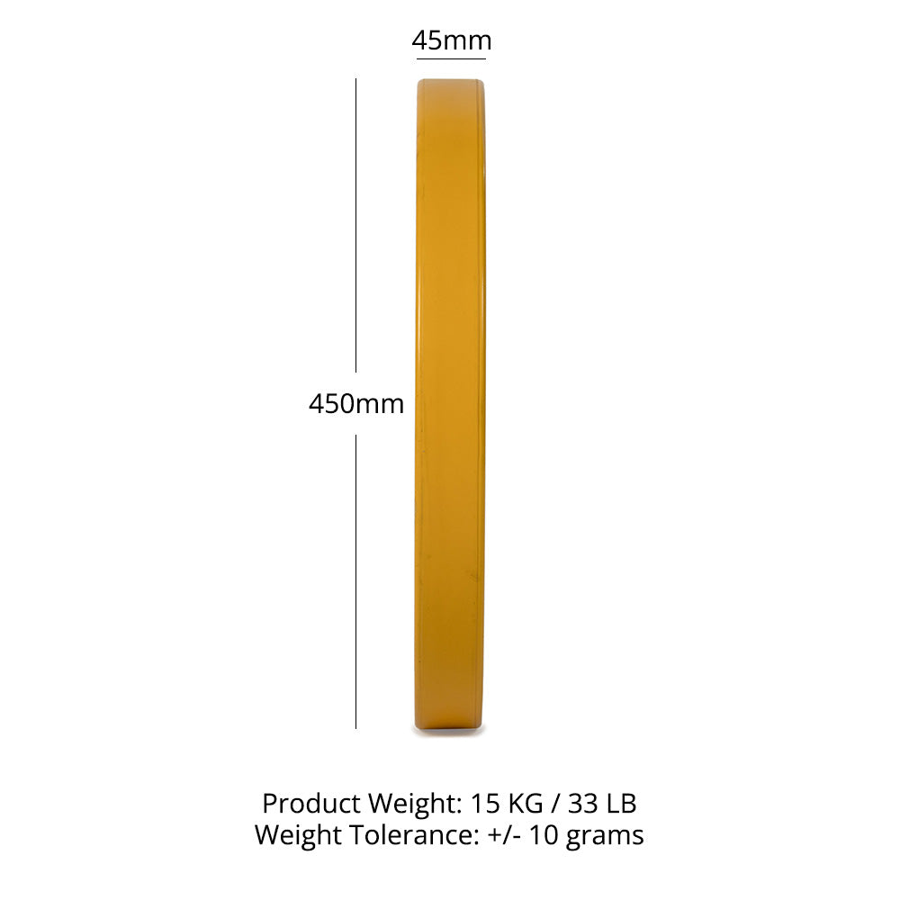 Scratch and Dent, 15 KG Single Elite Color Bumper Plate - view 4