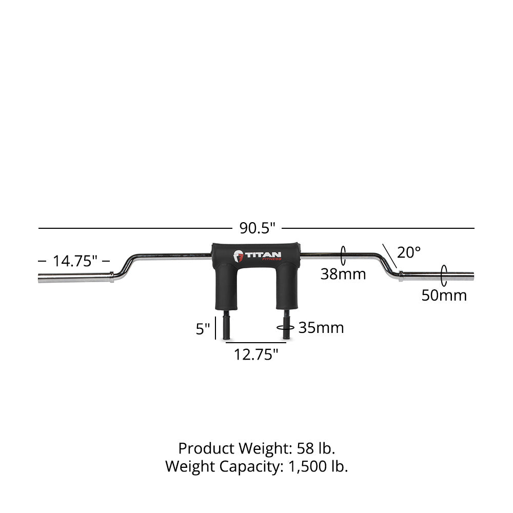 Safety Squat Olympic Bar - view 10