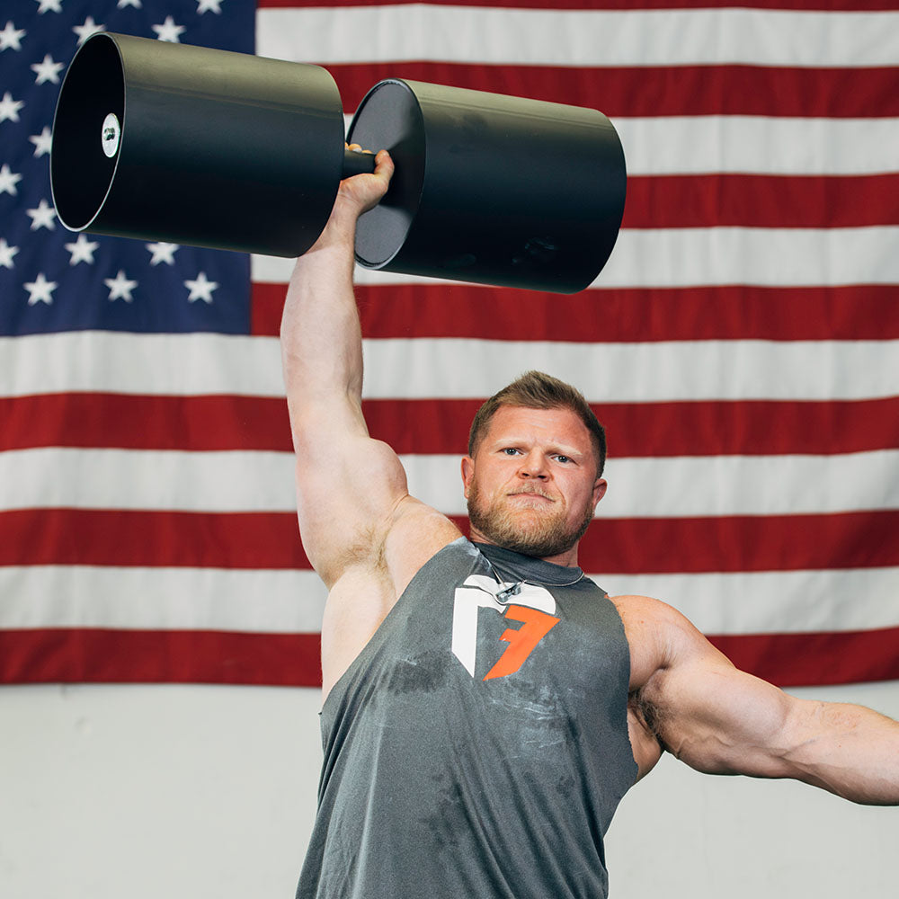 10" Circus Dumbbell, 2" Handle - Thumbnail 5