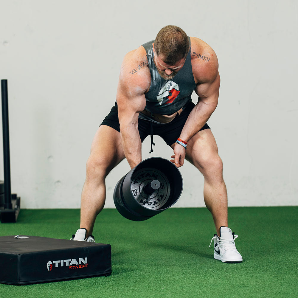 10" Circus Dumbbell, 2" Handle - Thumbnail 2