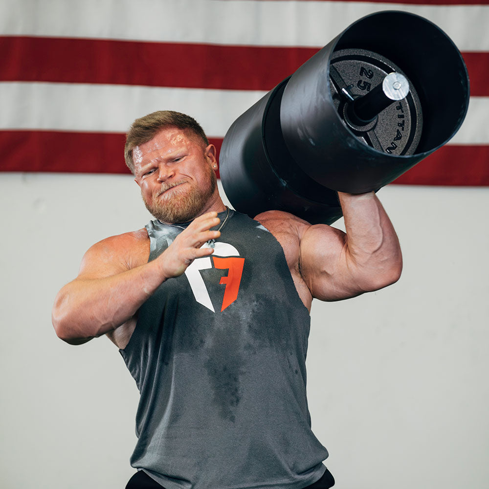 10" Circus Dumbbell, 2" Handle - Thumbnail 4