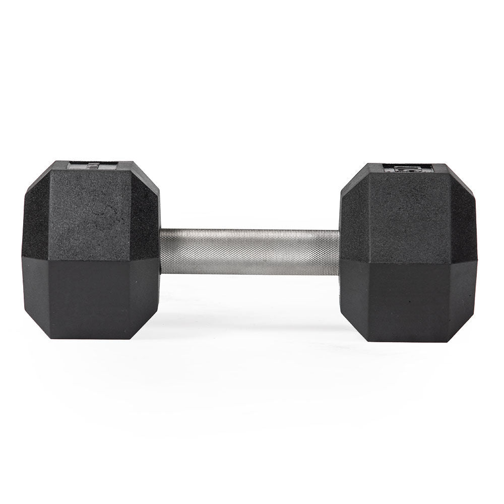 Straight Stainless Steel Hex Dumbbells - view 2