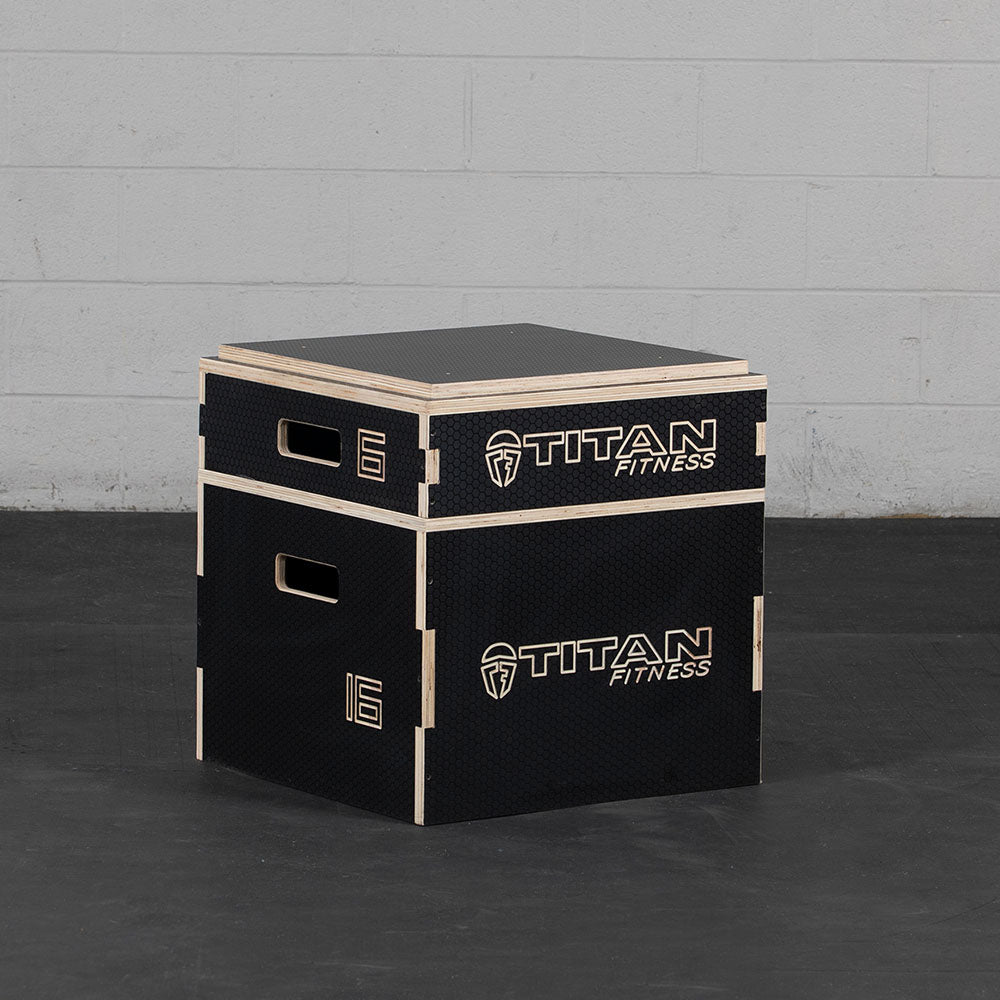 Stackable Wooden Plyometric Boxes - view 6