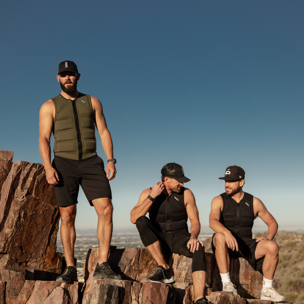 Aion Men's Workout Vest | Green - view 7